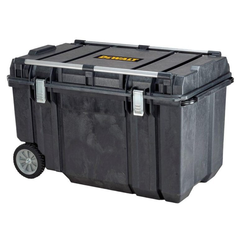 DEWALT Tough Chest 38 In W 63 Gal Polypropylene Rolling Tool Box DWST38000 The Home Depot