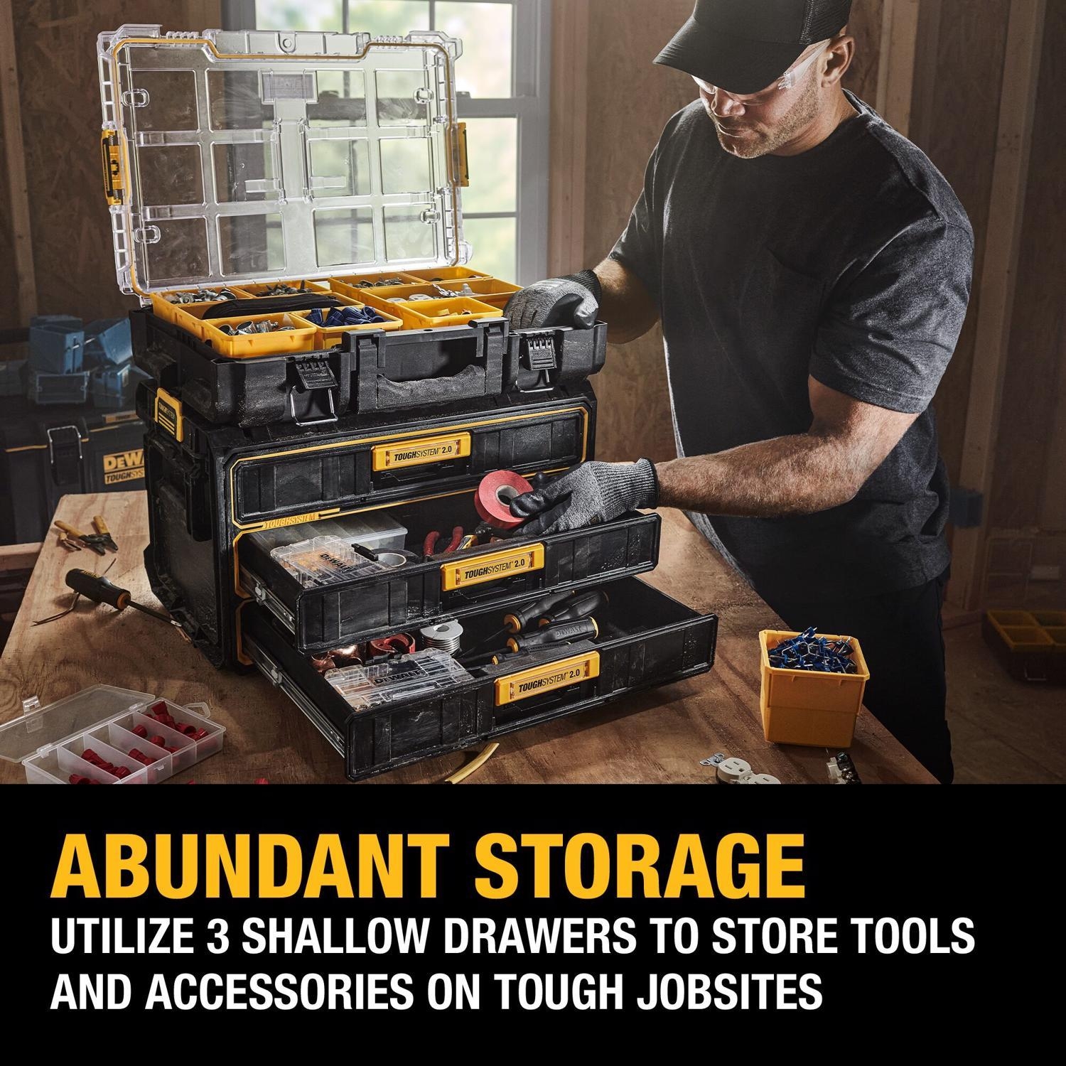 dewalt tool box with tools