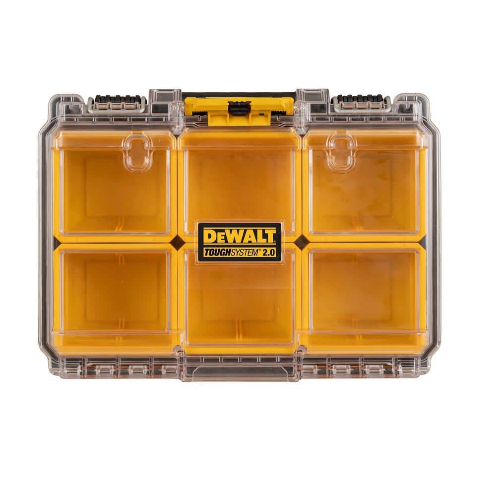 DEWALT TOUGHSYSTEM 2 0 6 Compartment Small Parts Organizer DWST08020 The Home Depot