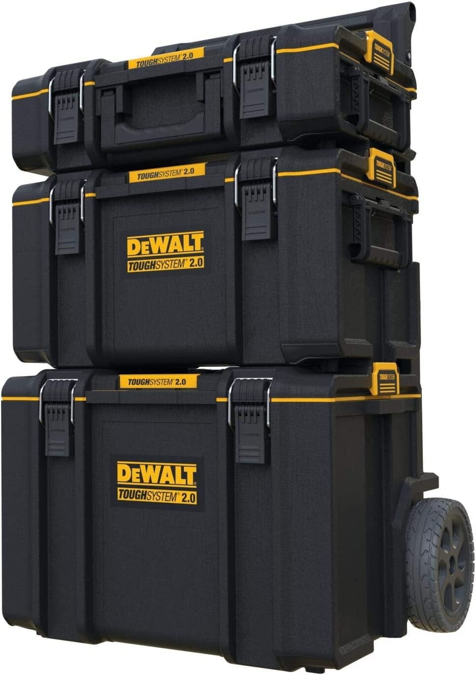 DEWALT ToughSystem 2 0 Stackable Storage Toolbox DWST08165 With 110 Lbs Load Capacity Walmart