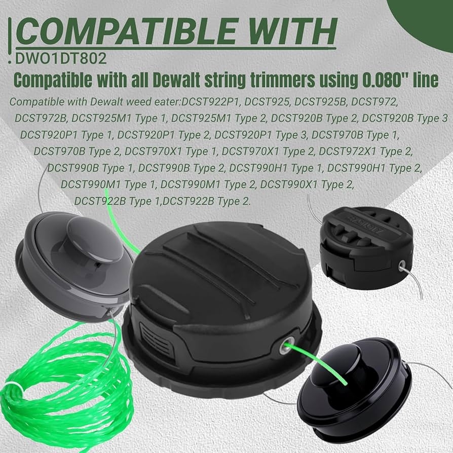 Dewalt Trimmer Bularie DWO1DT802 String Trimmer Line 0 080 Inch X 