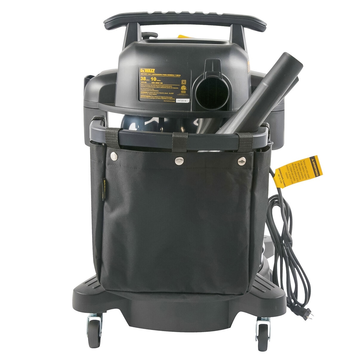 DEWALT Wet Dry Corded Vacuum Cleaner 38 Litre With 2 