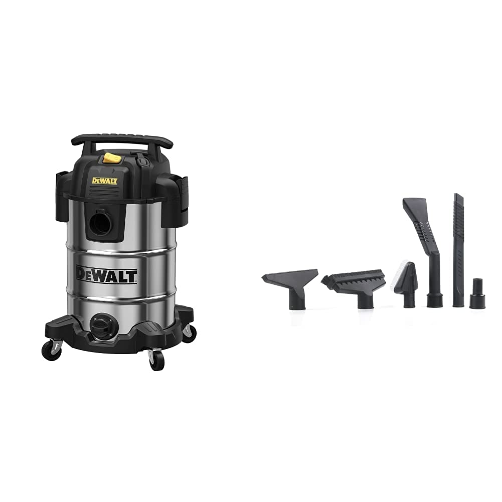 DeWalt Wet Dry Vacuum 8 Gallon Bundle With Vacuum Accessories Amazon Industrial Scientific