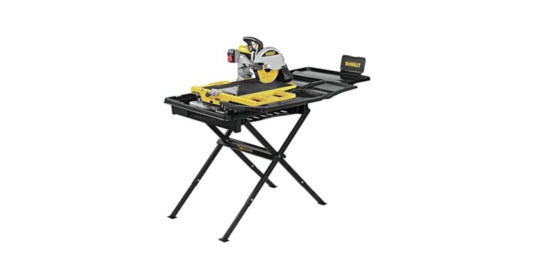 DEWALT Wet Tile Saw With Stand 10 Inch 15 Amp 1 220 MWO Corded D36000S Amazon
