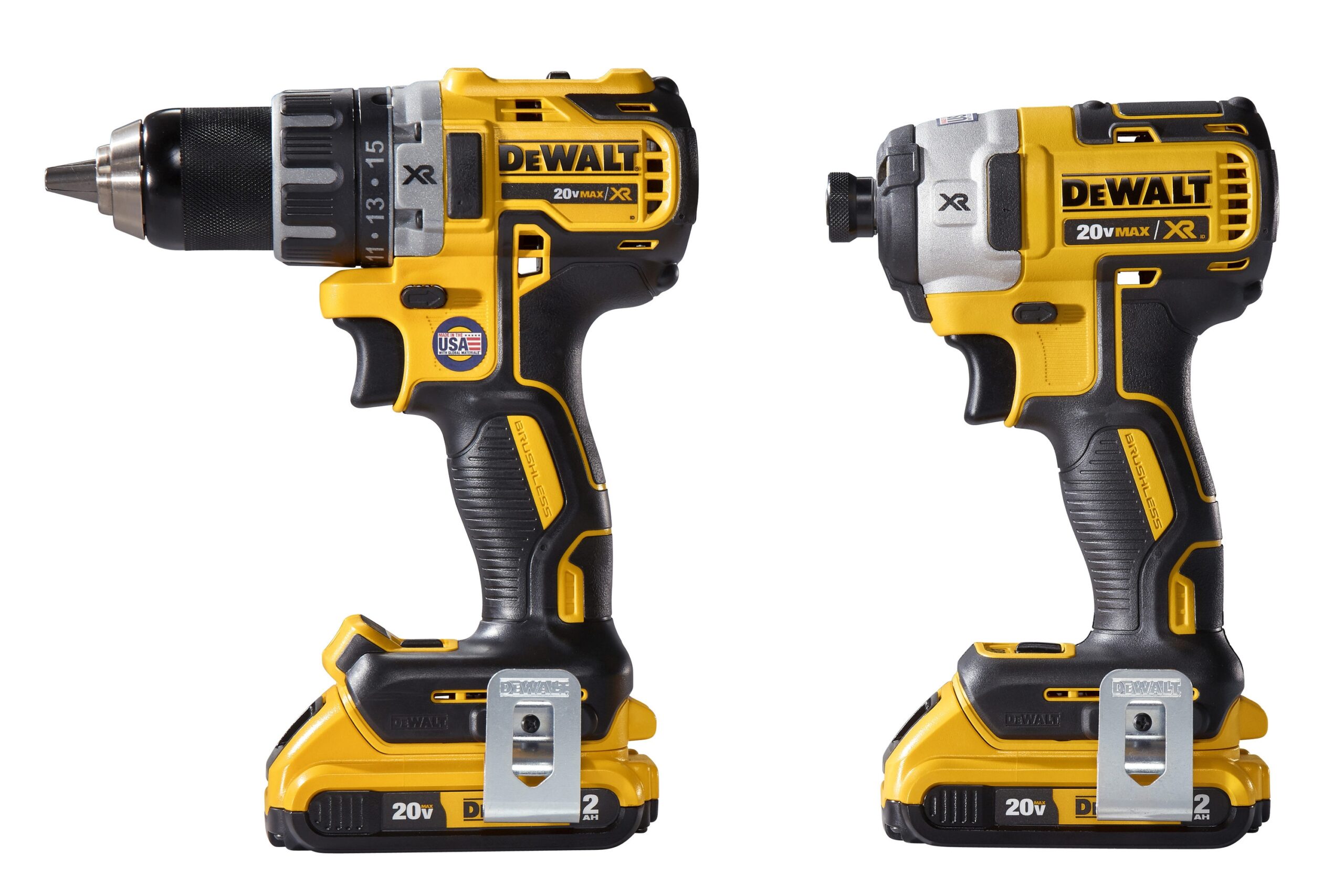 DEWALT XR 2 Tool 20 Volt Max Brushless Power Tool Combo Kit With Soft Case 2 Batteries And Charger Included In The Power Tool Combo Kits Department At Lowes