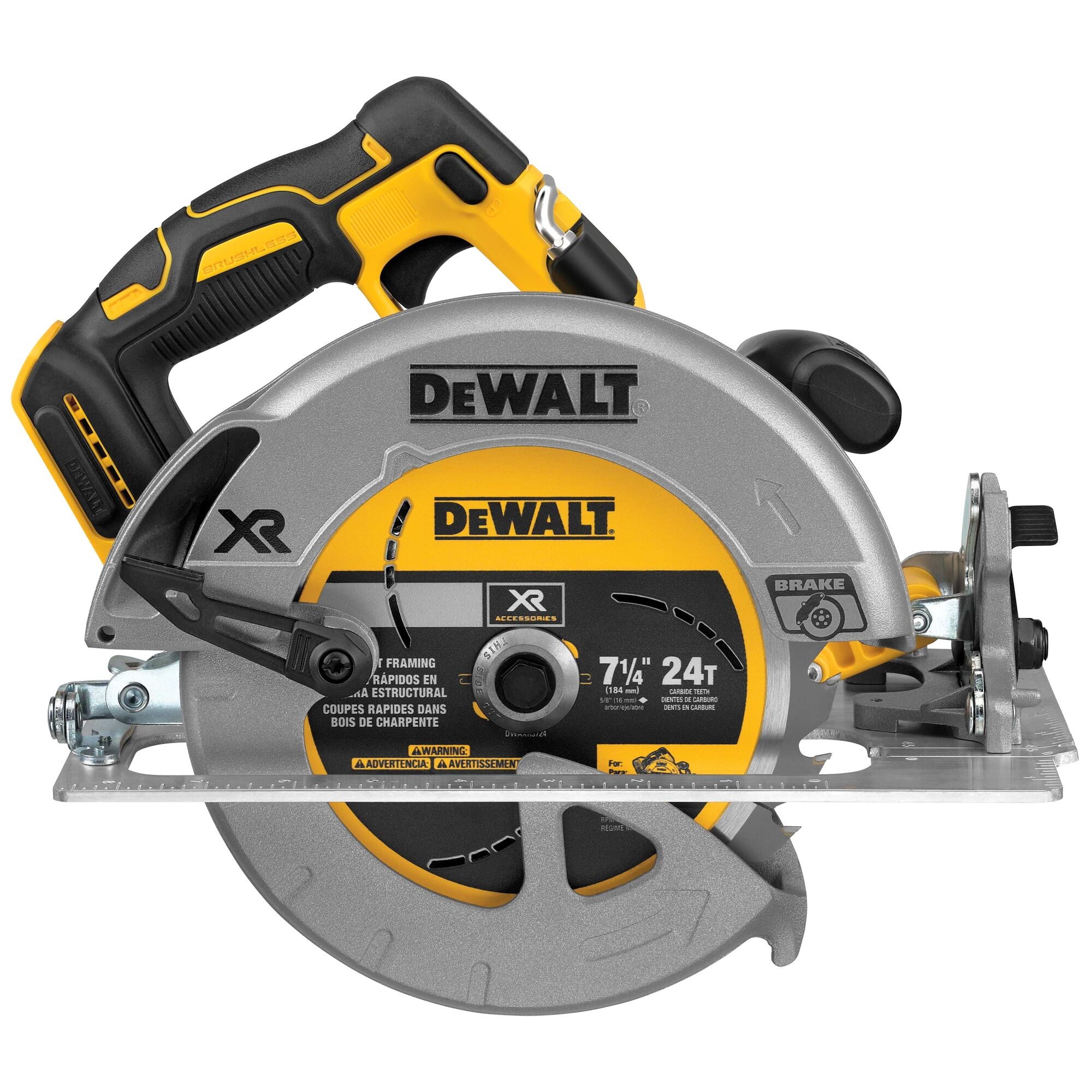 DEWALT XR 20 volt Max 7 1 4 in Brushless Cordless Circular Saw Charger Not Included DCS570B At Lowes
