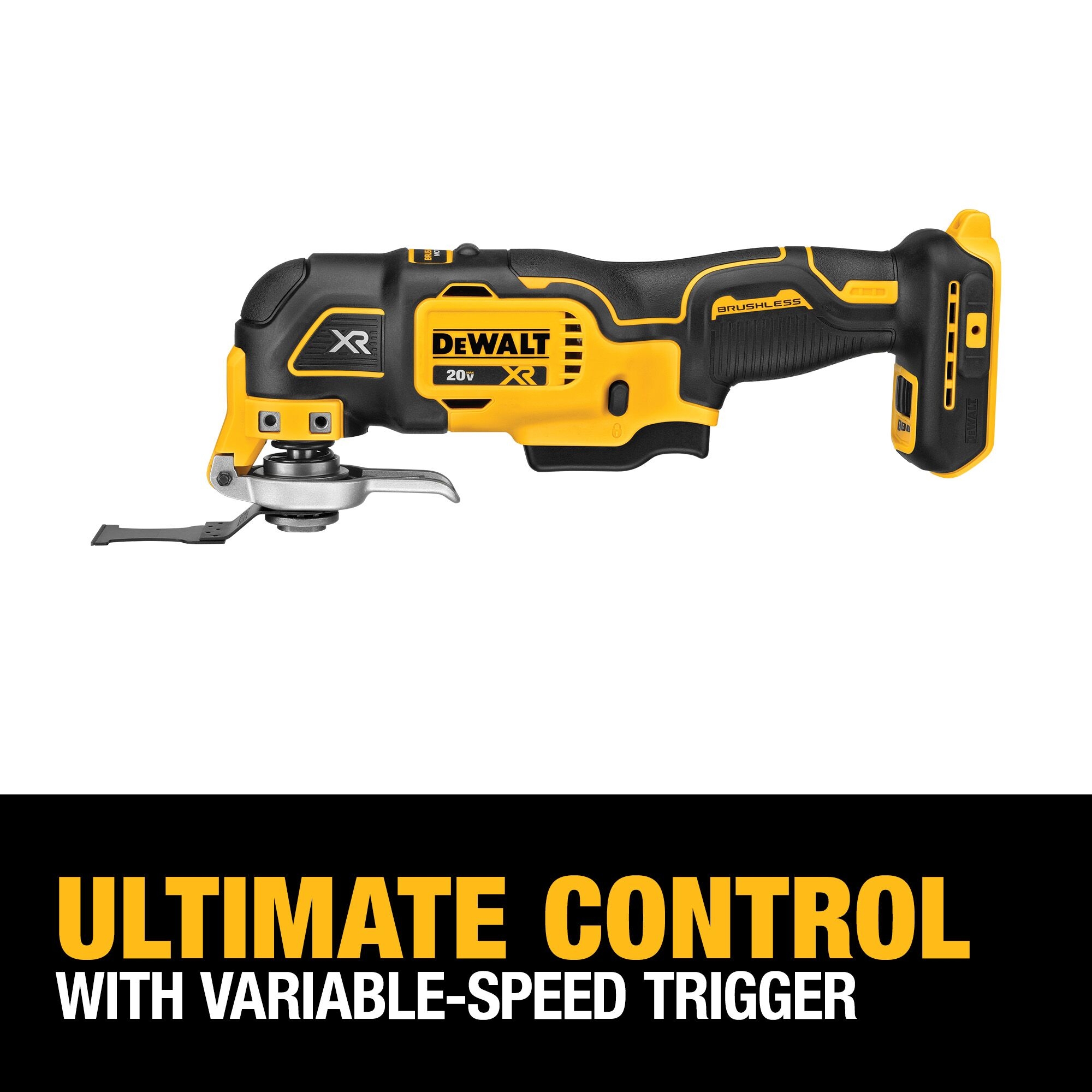 DEWALT XR 20 volt Max Cordless Brushless Variable 2 Piece Oscillating Multi Tool Kit With Soft Case 1 Battery Included DCS356D1 At Lowes