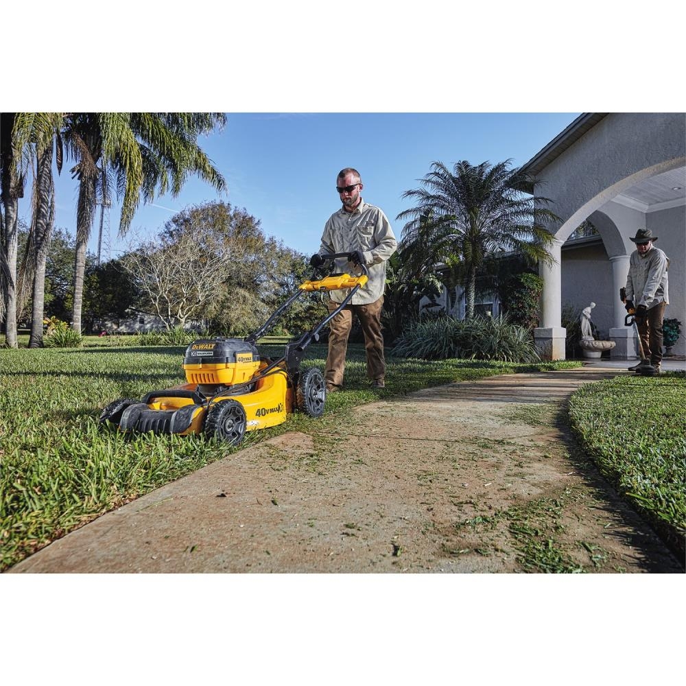DEWALT XR 40 volt Max 20 in Push Cordless Lawn Mower 6 Ah At Lowes