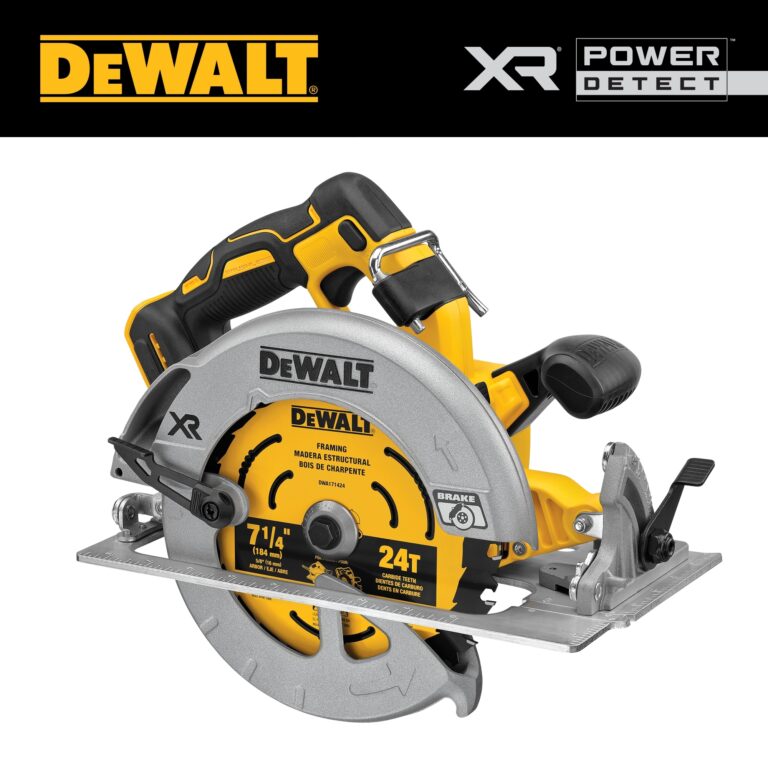 DEWALT XR POWER DETECT 20 volt Max 7 1 4 in Cordless Circular Saw