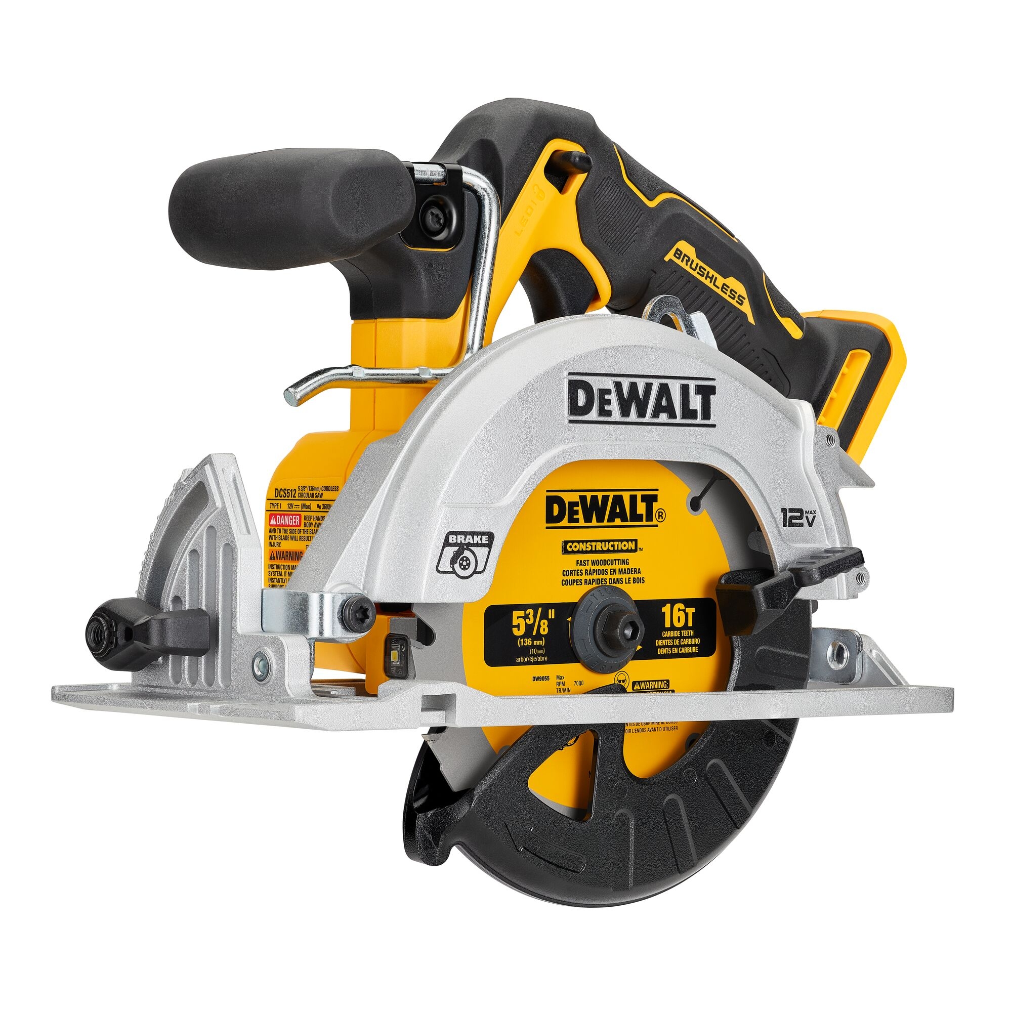 DEWALT XTREME 12 volt Max 5 3 8 in Brushless Cordless Circular Saw