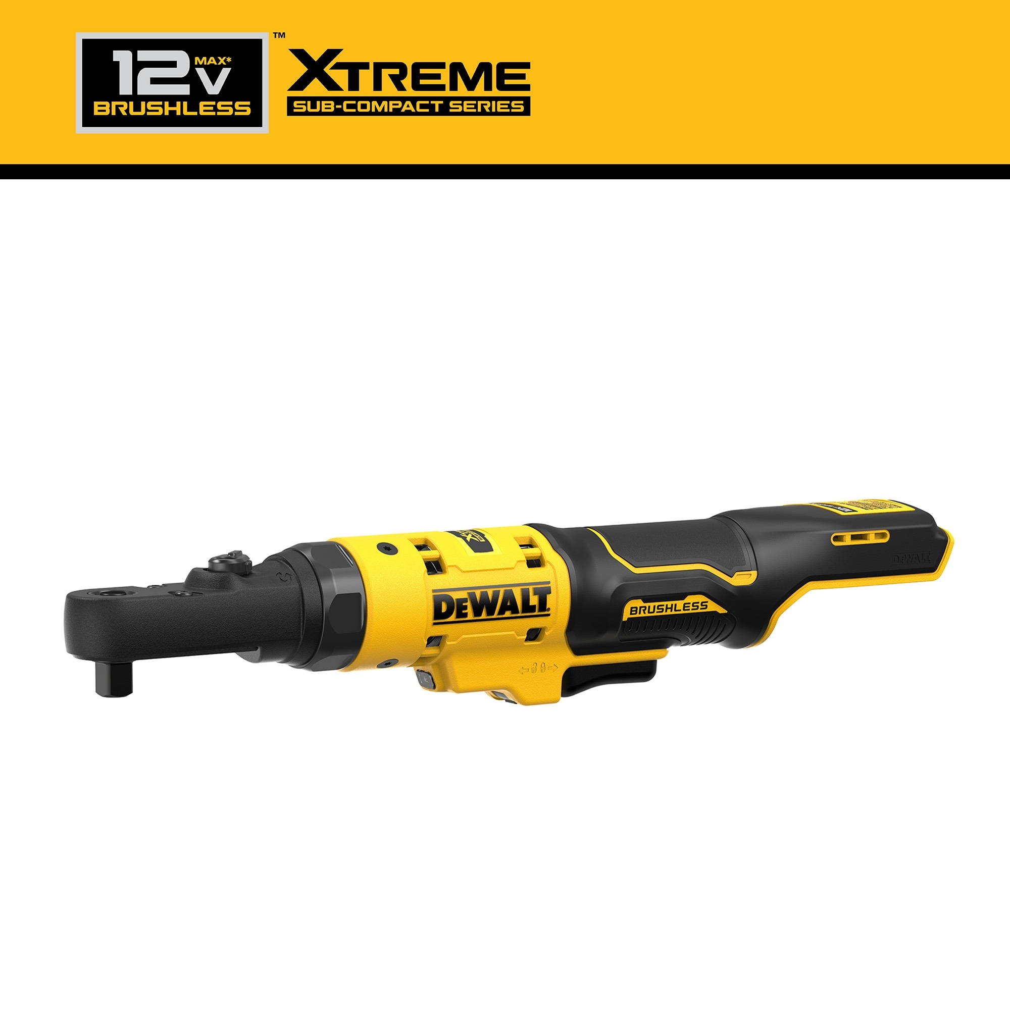 DEWALT XTREME 12 volt Max Variable Brushless 1 4 in 3 8 in Drive Cordless Ratchet Wrench Battery Not Included And Charger Not Included DCF500B At Lowes
