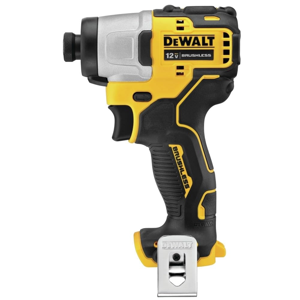 DEWALT XTREME 12V MAX Impact Driver Cordless 1 4 Inch Tool Only DCF801B Amazon