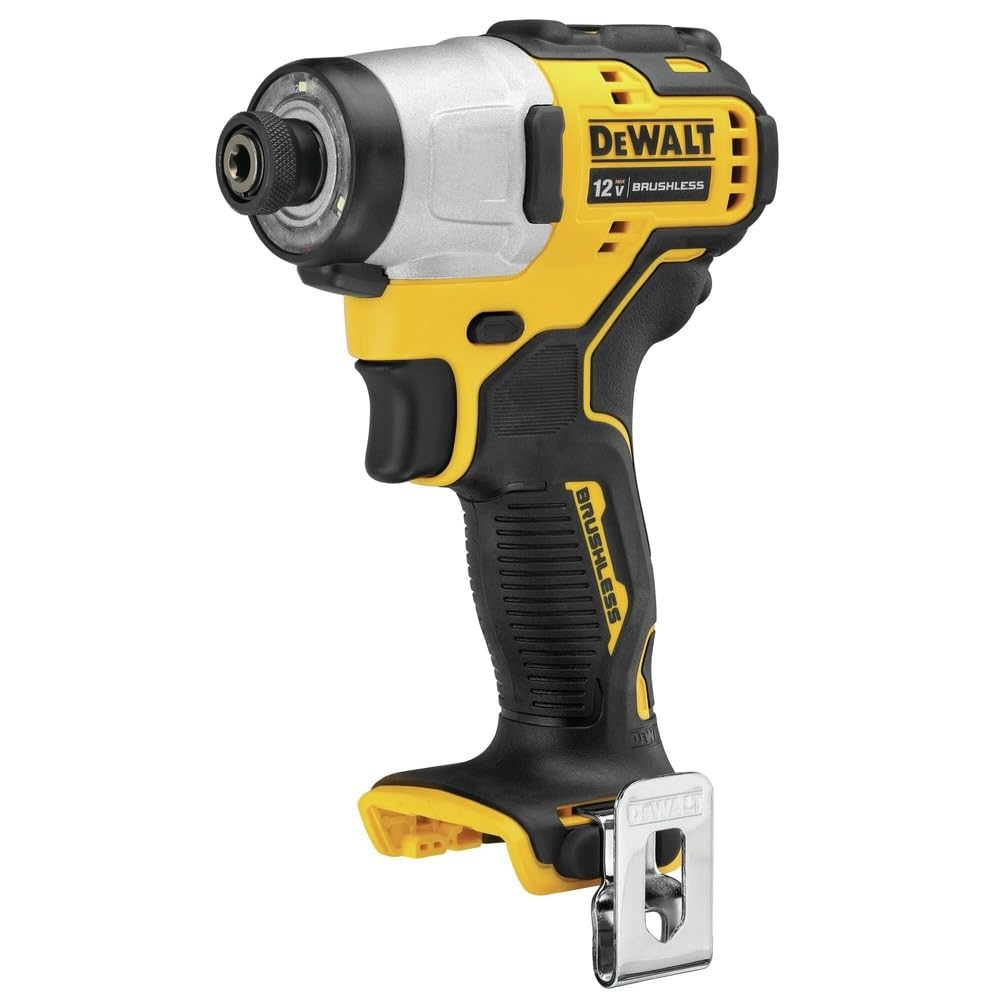 DEWALT XTREME 12V MAX Impact Driver Cordless 1 4 Inch Tool Only DCF801B Amazon