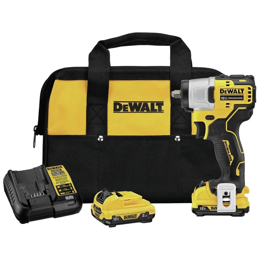 DEWALT XTREME 12V MAX Impact Wrench Cordless Kit 3 8 Inch DCF902F2 Amazon