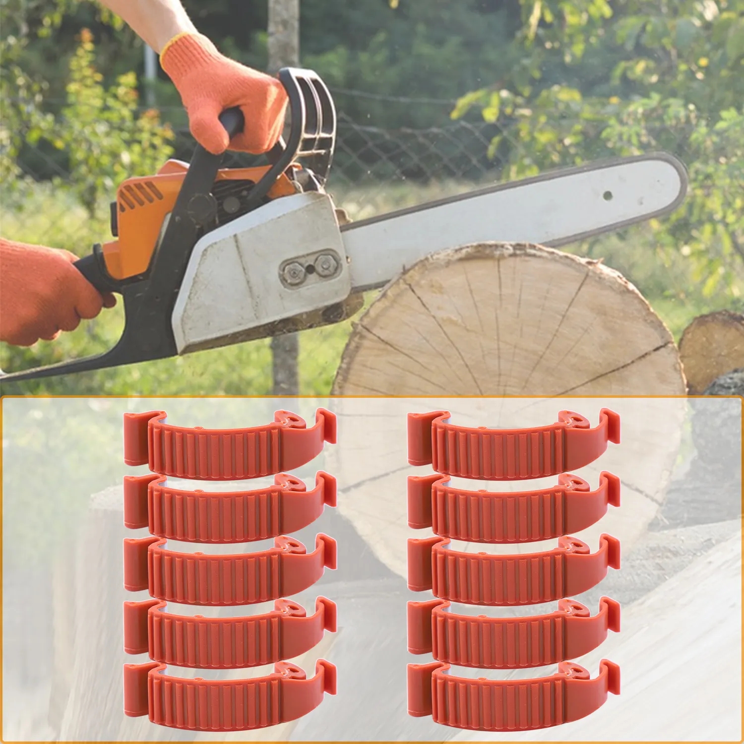DHgate Top Quality 10Pcs Cylinder Cover Snap Clip Buckles For Husqvarna Chainsaws Home Garden