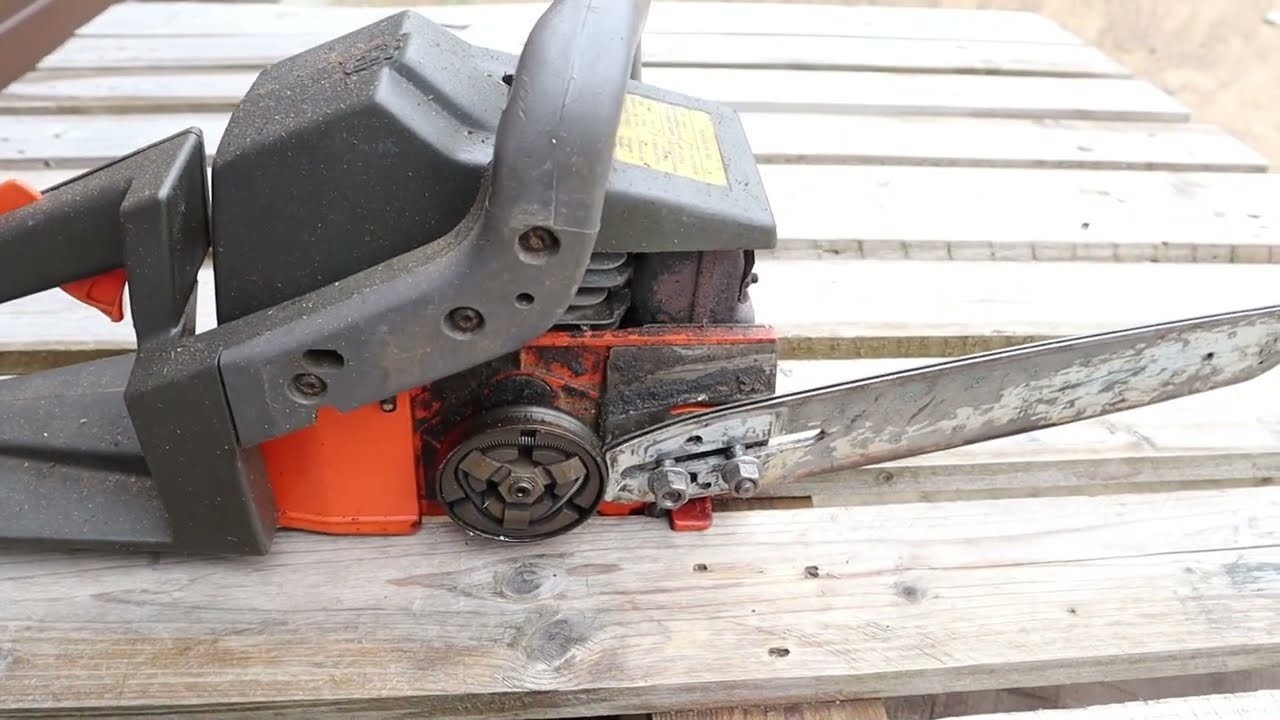 Disassembly Of Husqvarna 40 Chainsaw For Spare Parts YouTube