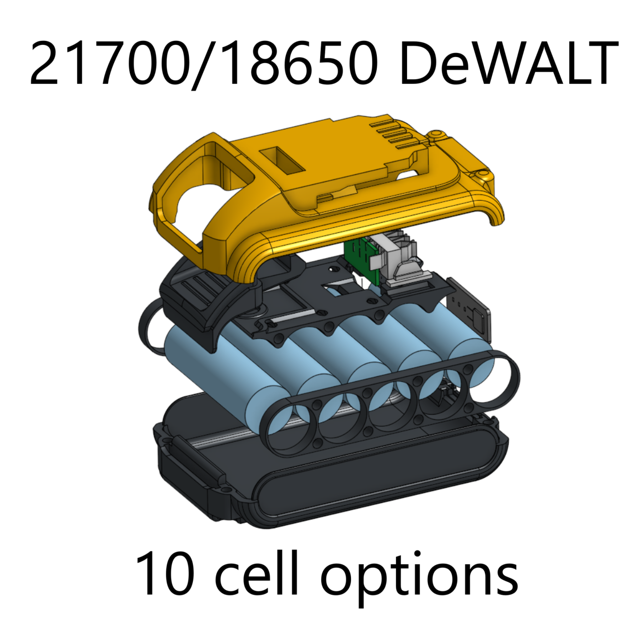  DIY Dewalt Battery STL File For 3D Printing Cults