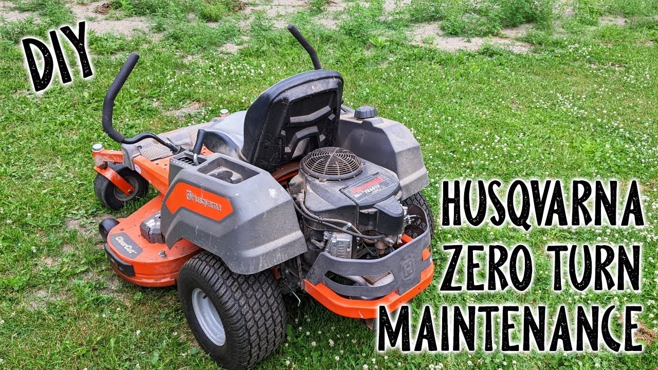 DIY Husqvarna Zero Turn Mower Annual Maintenance And Tune Up YouTube