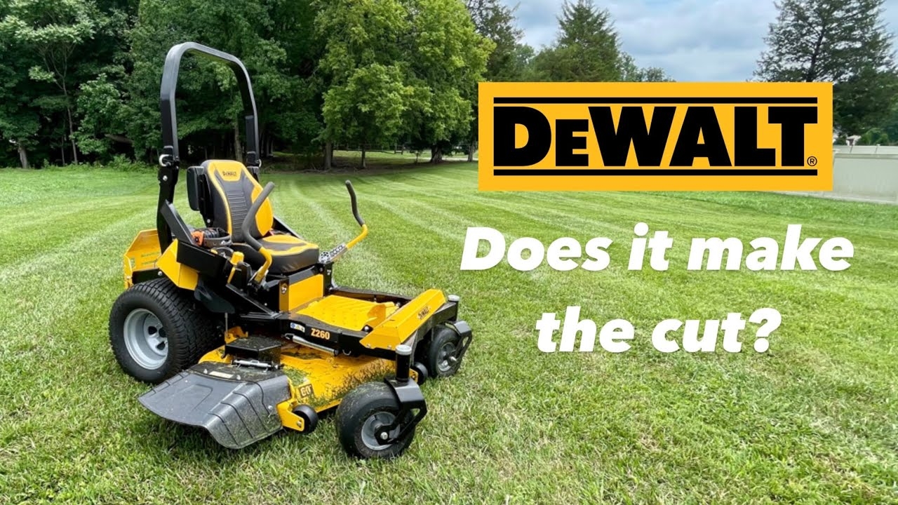 dewalt zero turn mower