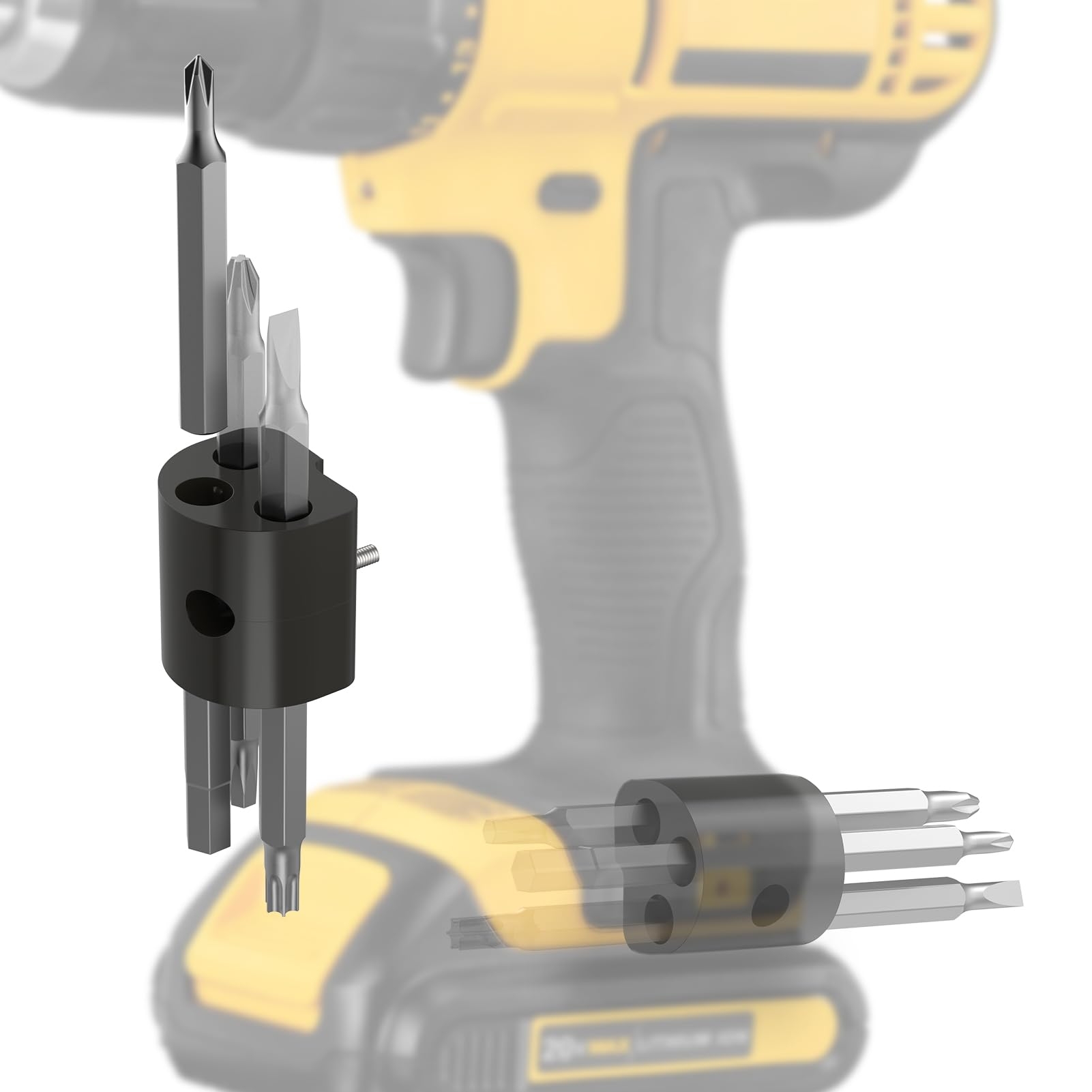 Drill Bit Holder Kit For DeWalt 20v Impact Driver Cordless Tools Mount Drill Holder Amazon