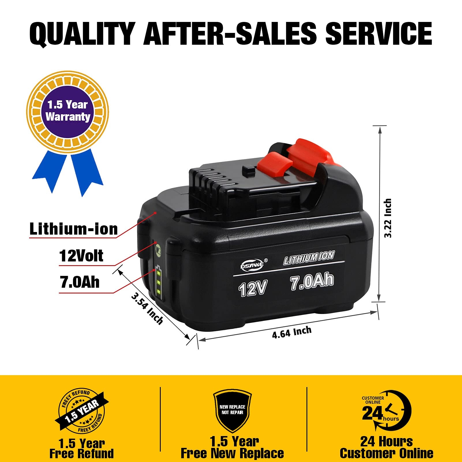 DSANKE Replacement For Dewalt 12V Lithium Ion Battery 7000mAh Replace For Dewalt DCB120 DCB123 DCB127 12 Volt Max Lithium ion Battery Higher Capacity Suit All Dewalt 12V Power Tools Amazon