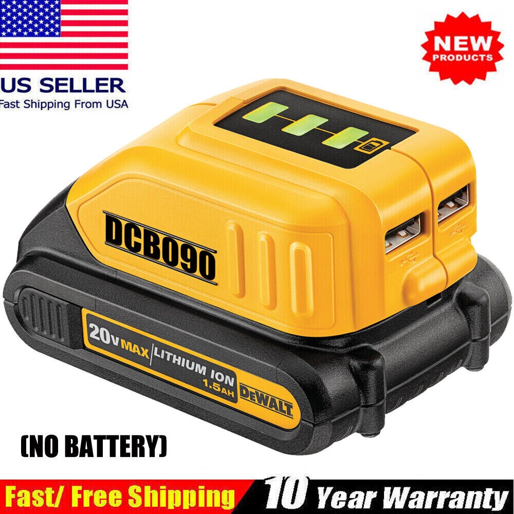 dewalt battery usb adapter