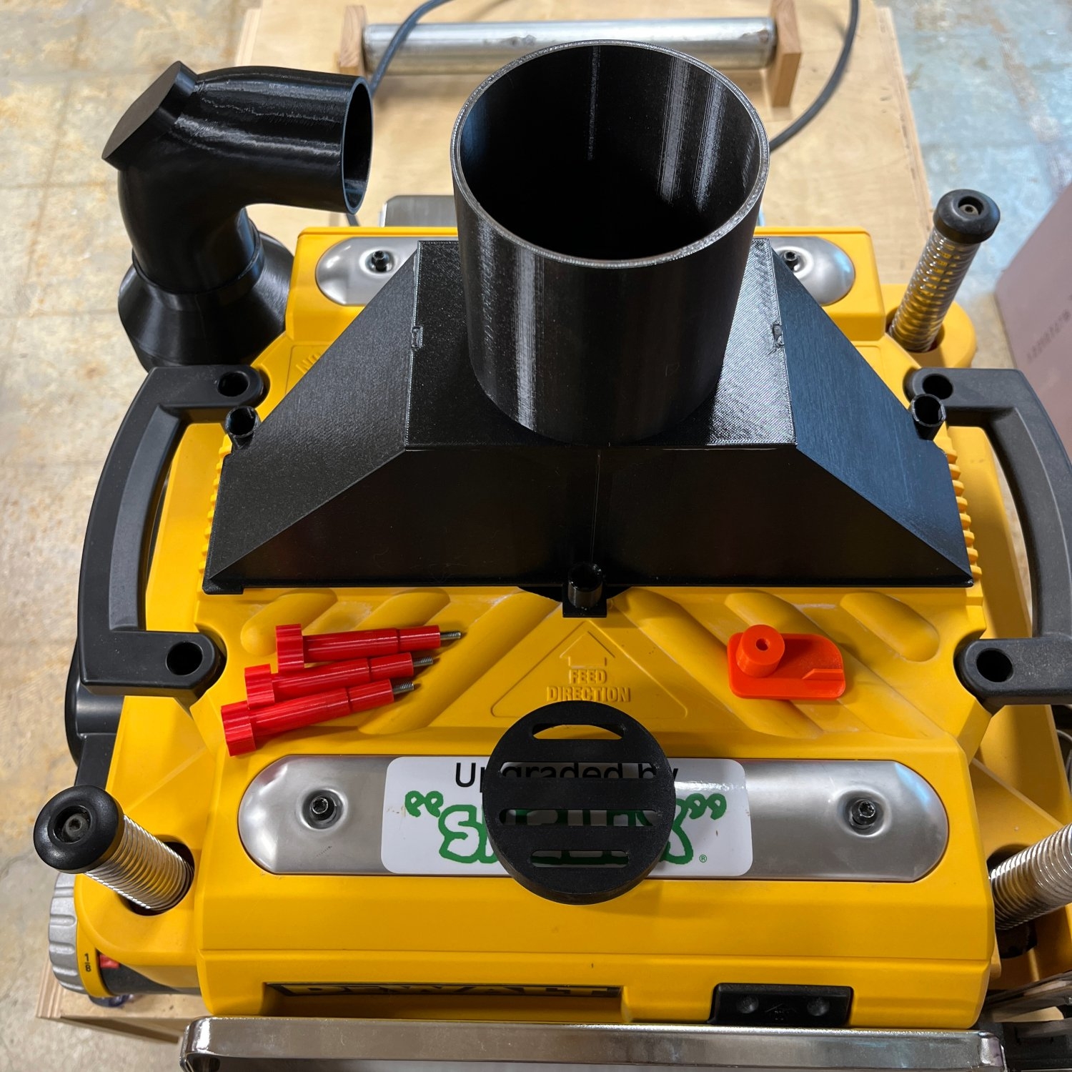 dewalt planer dust collection