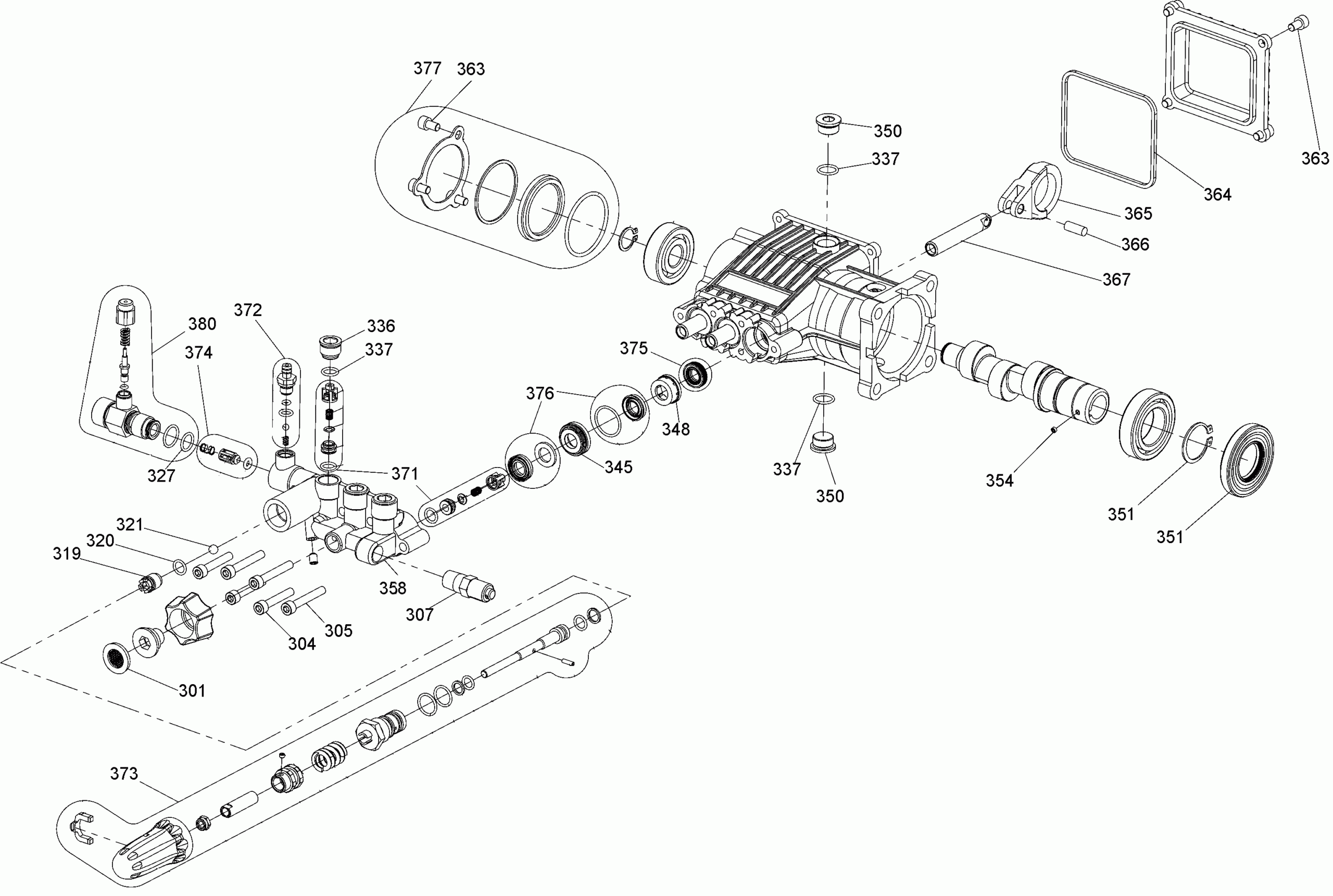 dewalt pressure washer replacement parts