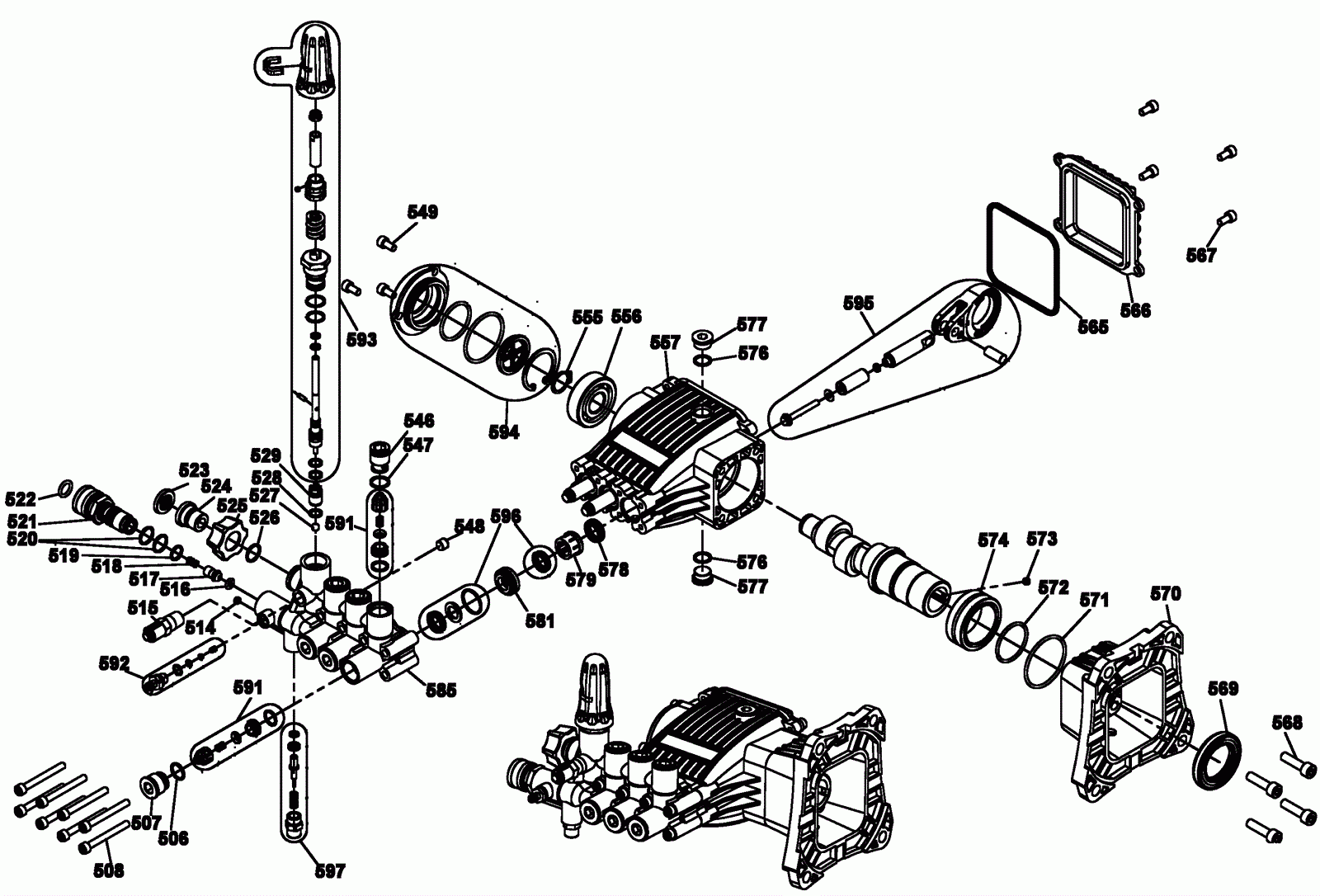 DXPW3835 Pump Assembly 3