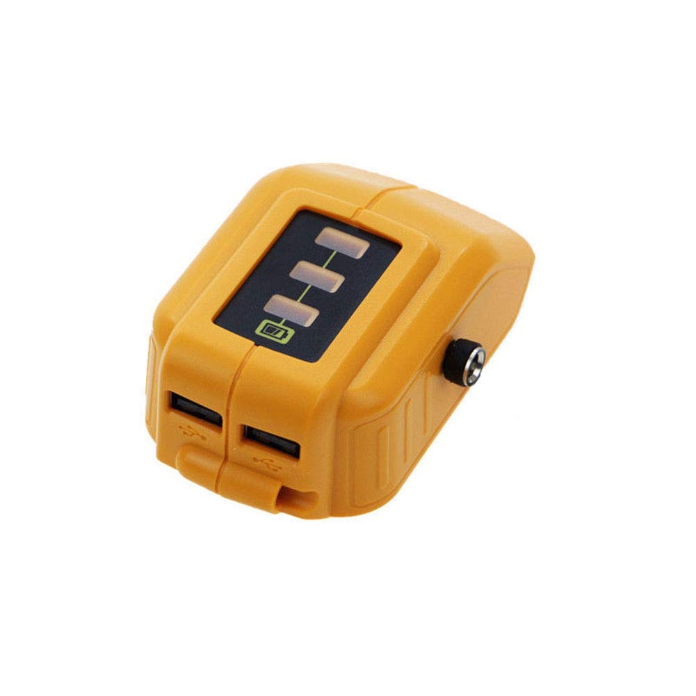 Dzhot51 USB Charging Converter DCB091 Adapter Replace For Dewalt Li ion Battery With 12V DC Output Heated Jackets