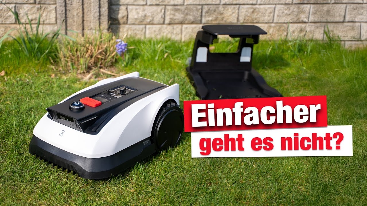 Ecovacs Goat O500 Panorama Robotic Lawnmower All Information Test Of The Automatic Mapping YouTube