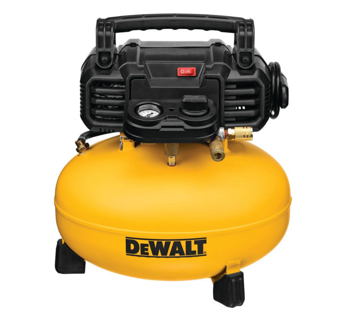 Electric Pancake Air Compressor Oil Free 6 Gal 165 PSI 2 6 SCFM 120 Volts EBay