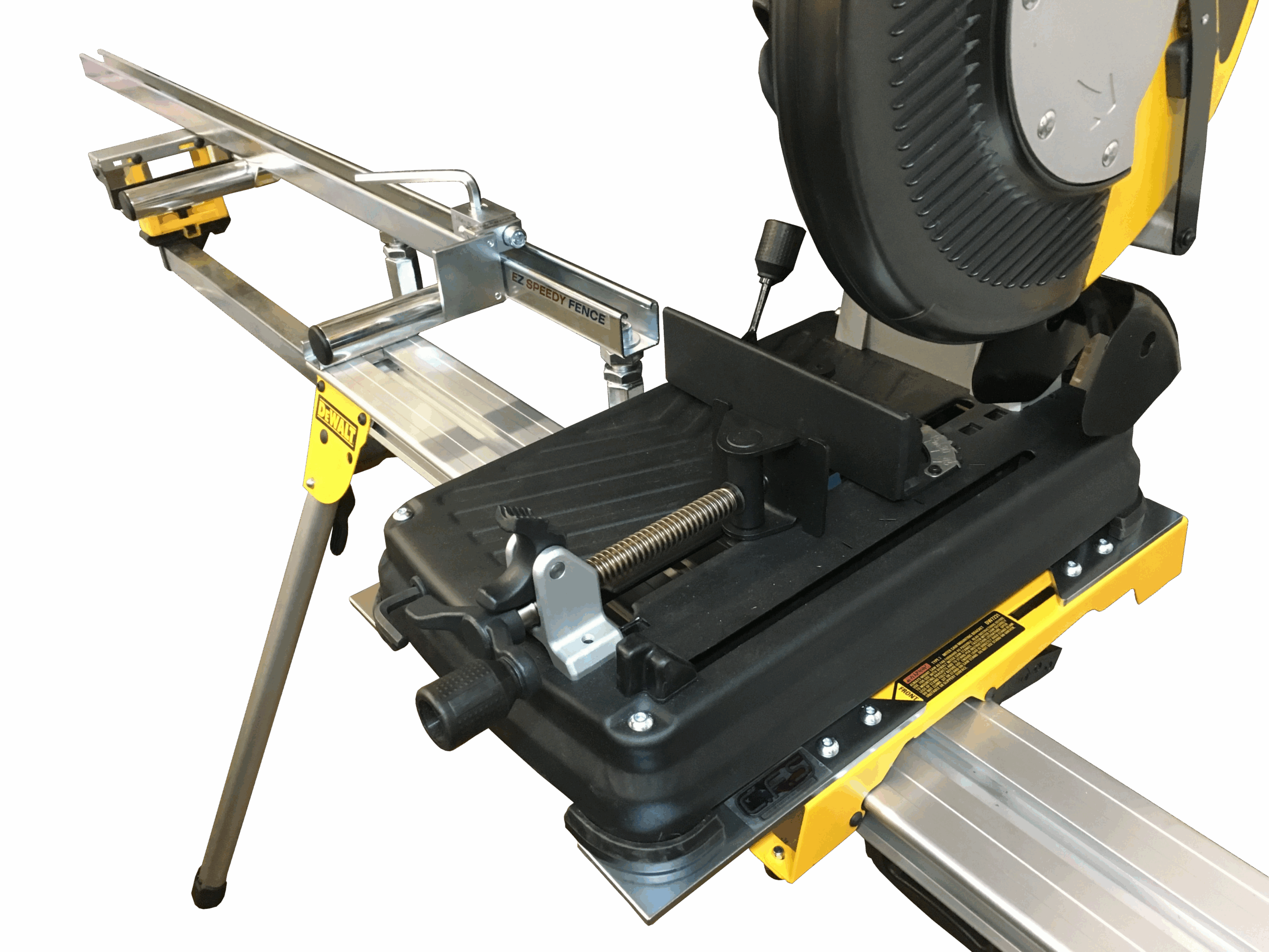 EZ Speedy Steel Cutting Chop Saw Mounting Plates Kit For The DeWALT DW872 Or D28715 Saw