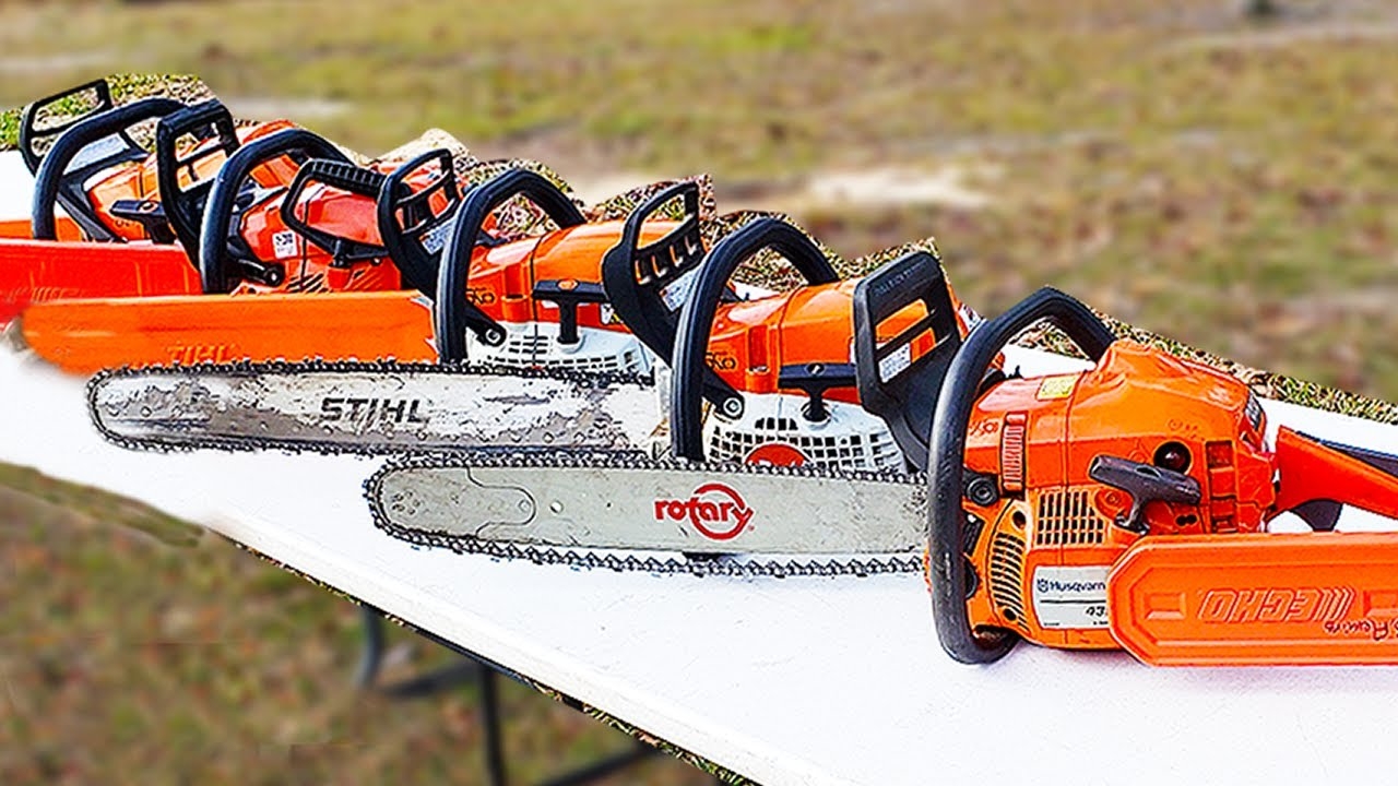 Farm Saw Vs Pro Saw We Compare Stihl Husqvarna And Echo YouTube