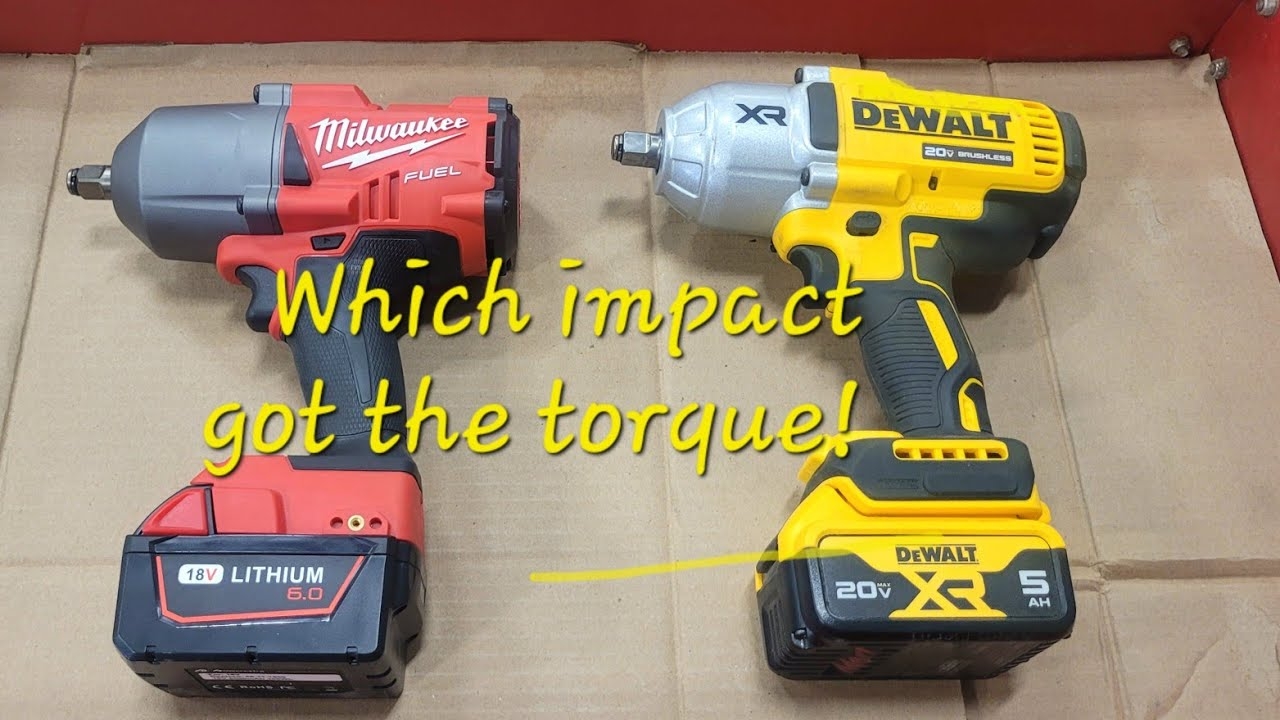 Field Testing Dewalt 1 2 Impact Vs Milwaukee 1 2 Impact Vs Dewalt 3 4 YouTube