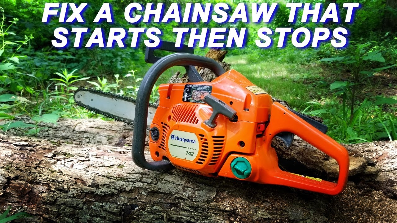 Fixing A Husqvarna Chainsaw That Starts But Does Not Stay Running YouTube