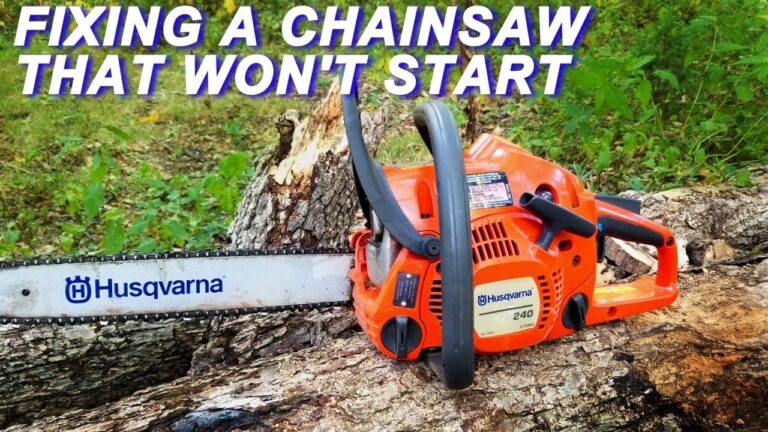 Fixing A Husqvarna Chainsaw That Won t Start By A Very Different Way YouTube