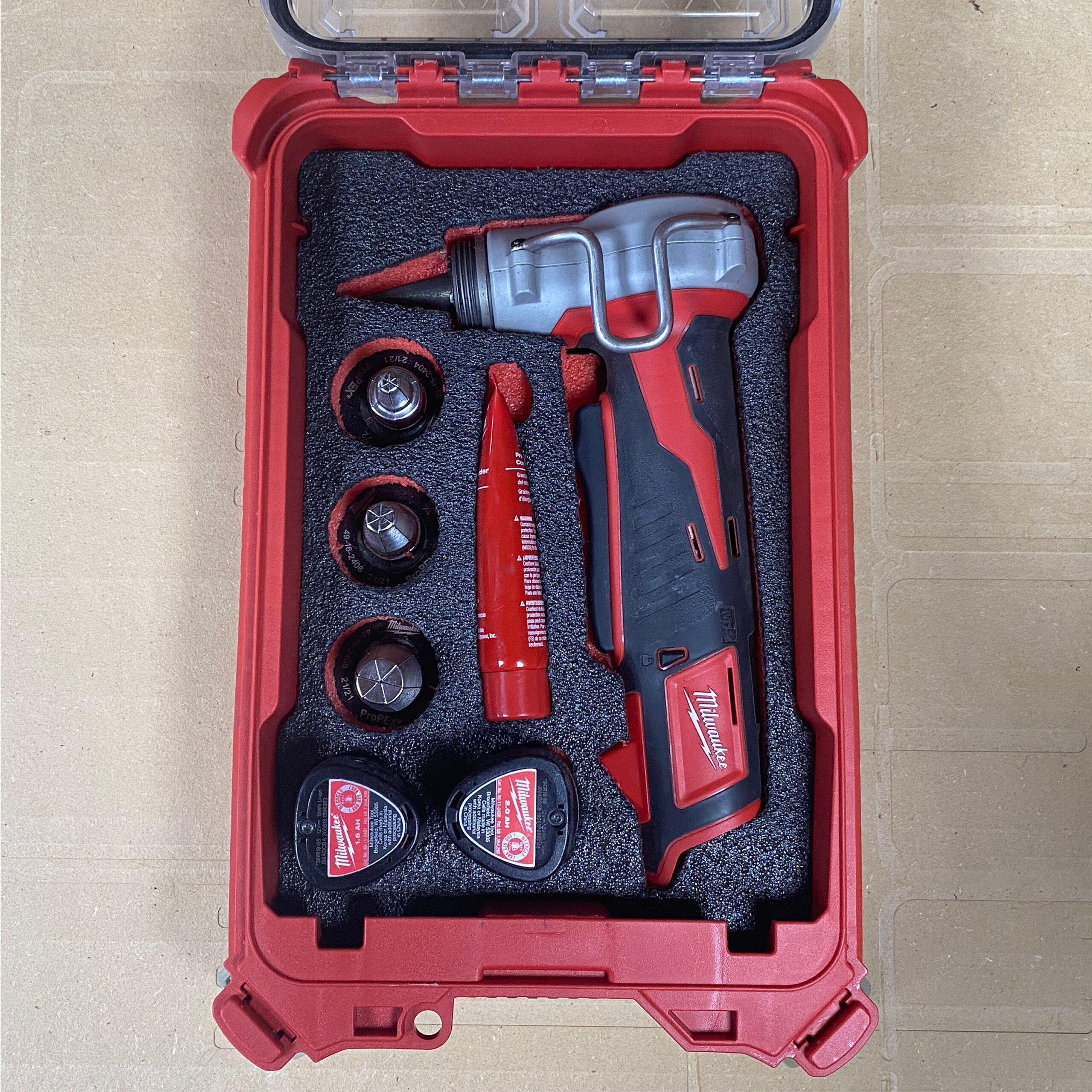 FOAM INSERT To Store M12 Propex Expansion Tool Kit In A Milwaukee Packout 5 Compartment Small Parts Organizer Tools case NOT Included Etsy