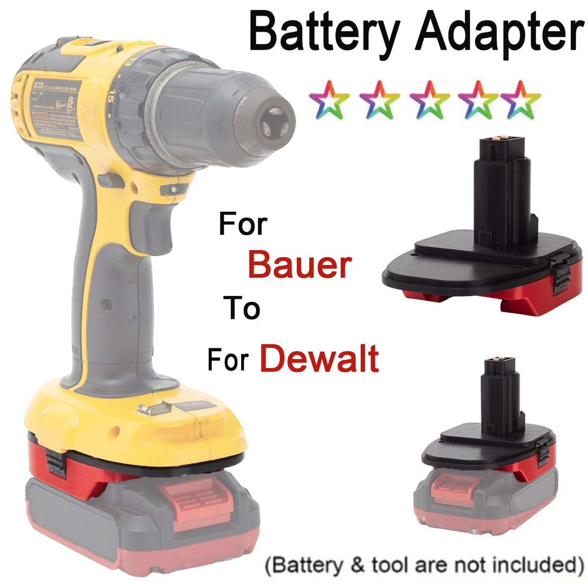 bauer to dewalt battery adapter
