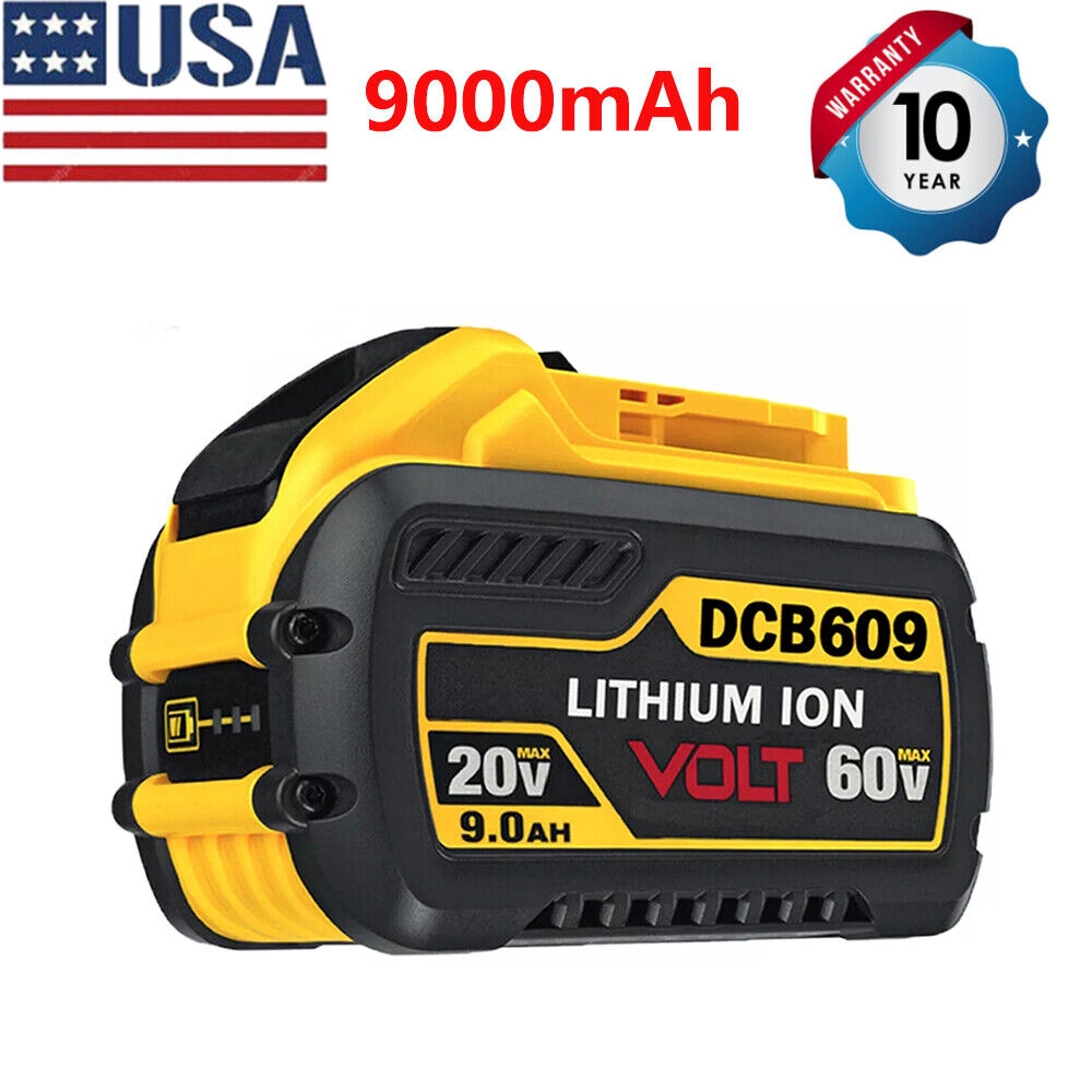 For Dewalt DCB609 20V 60V MAX FLEXVOLT 9 Ah Lithium Ion Battery