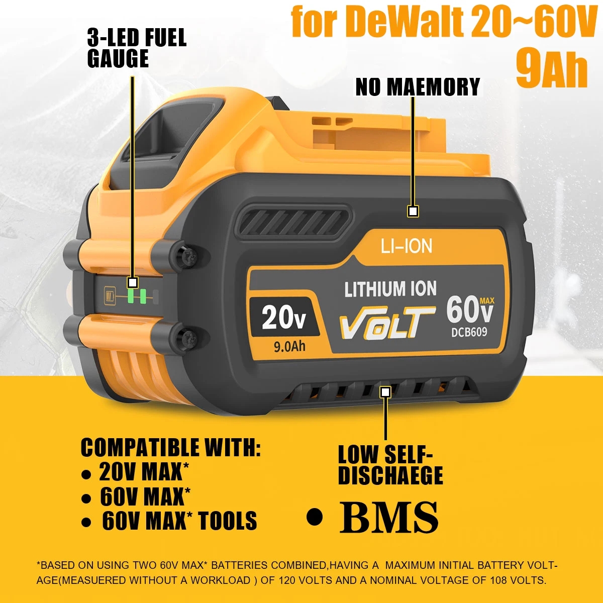 dewalt flexvolt battery 9ah