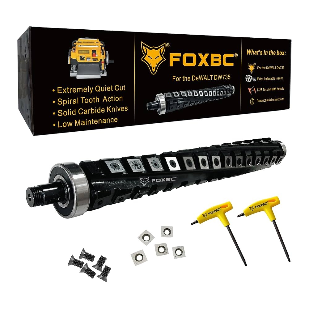 helical planer head for dewalt