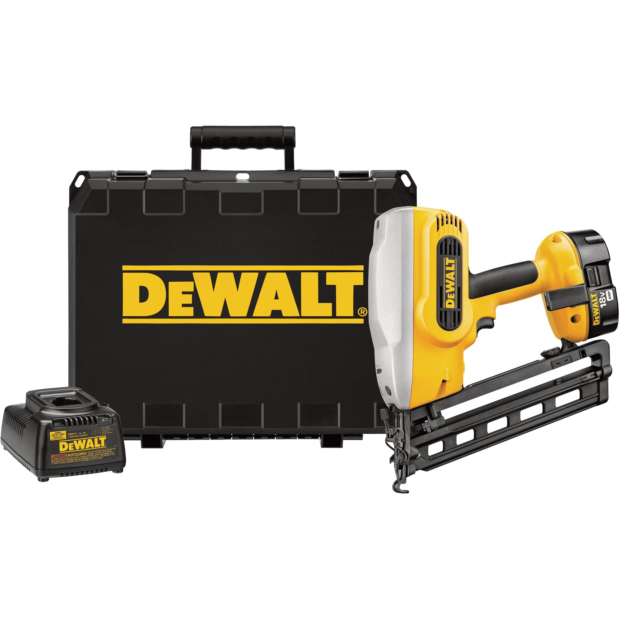 FREE SHIPPING DEWALT Heavy Duty XRP Cordless Finish Nailer Kit 