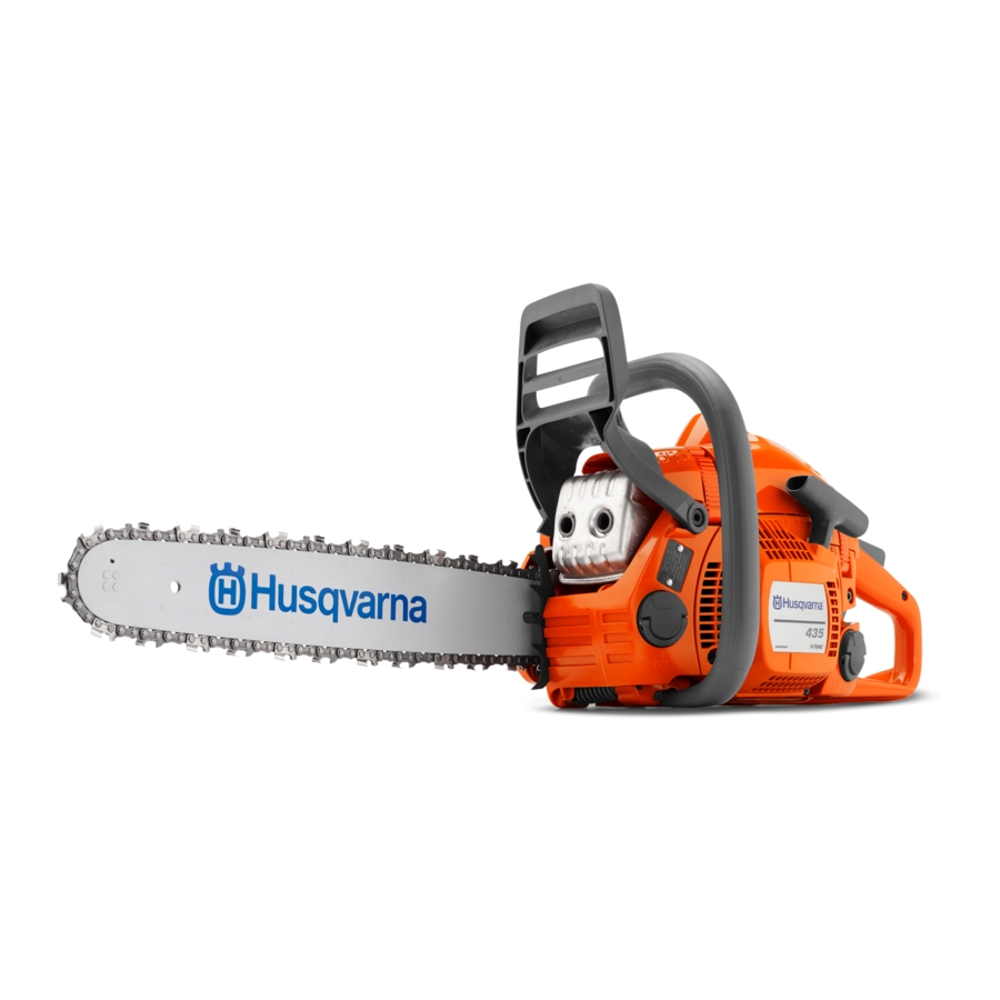 Fuel Handling Fuel Chain Oil Husqvarna 435 Operator s Manual Page 19 ManualsLib