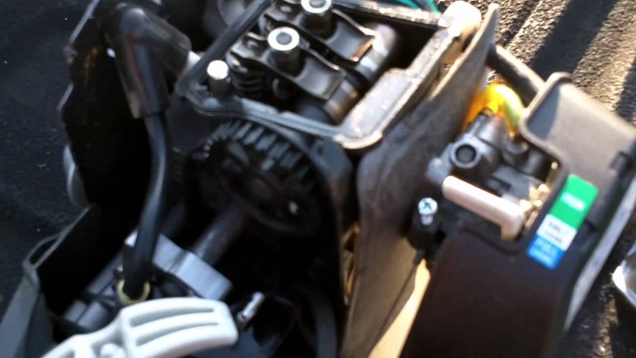 GAS TRIMMER REPAIR Catastrophic Engine Failure On A Ryobi 4 Cycle Engine YouTube