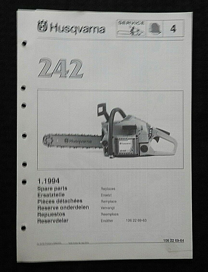husqvarna chainsaw parts catalog