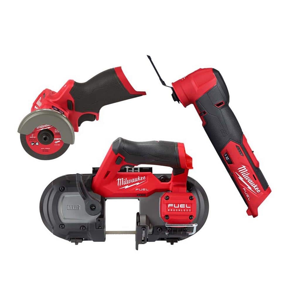 Have A Question About Milwaukee M12 FUEL 12 Volt Lithium Ion Cordless Compact Band Saw M12 FUEL Oscillating Multi Tool And M12 FUEL 3 In Cut Off Saw Pg 5 The Home Depot