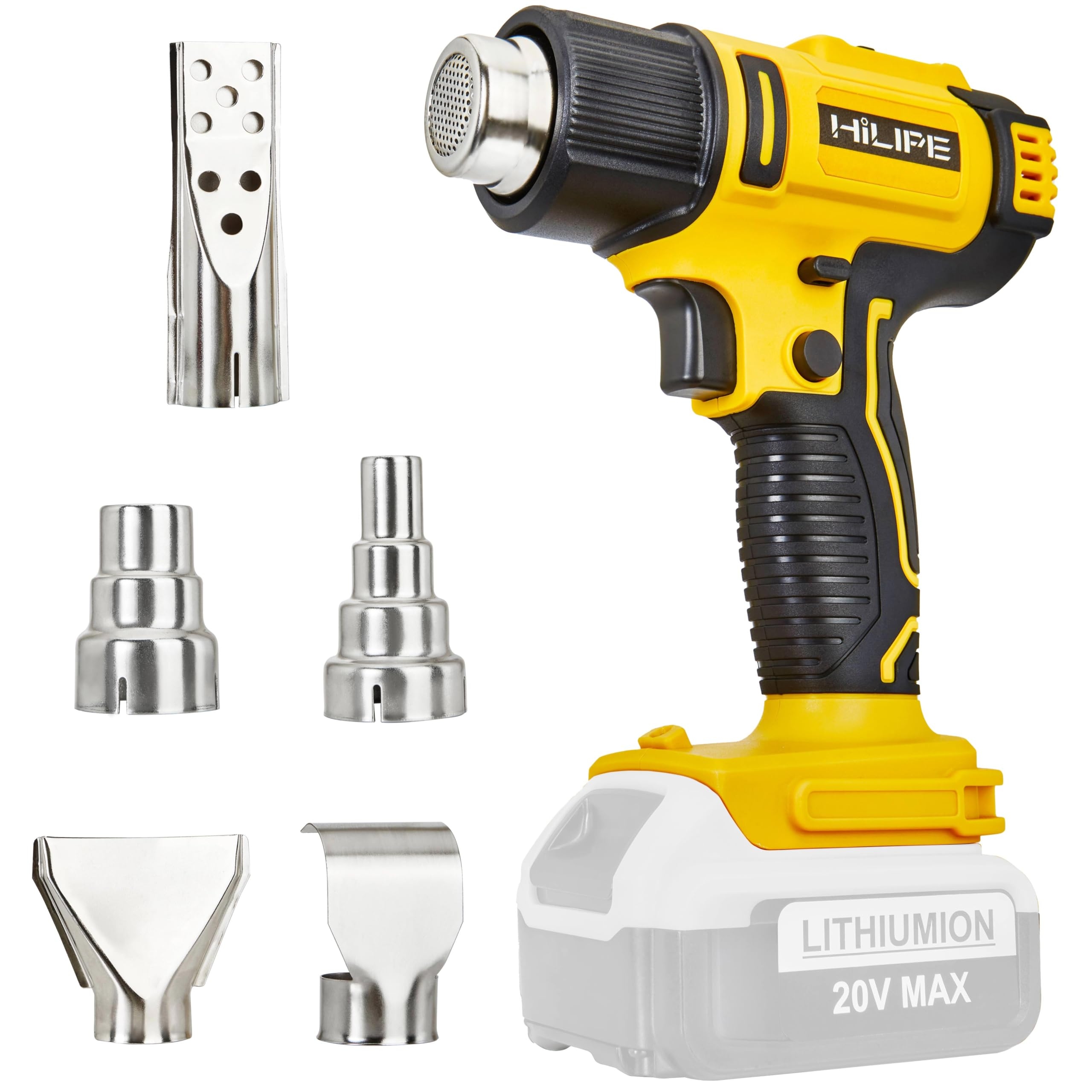 HILIPE Cordless Heat Gun For DeWALT 20v Battery Lithium Hot Air 