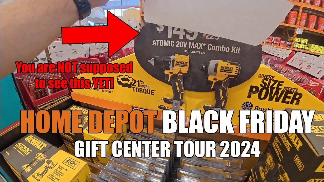 Home Depot Black Friday 2024 DEALS Secret Un released Pricing YouTube