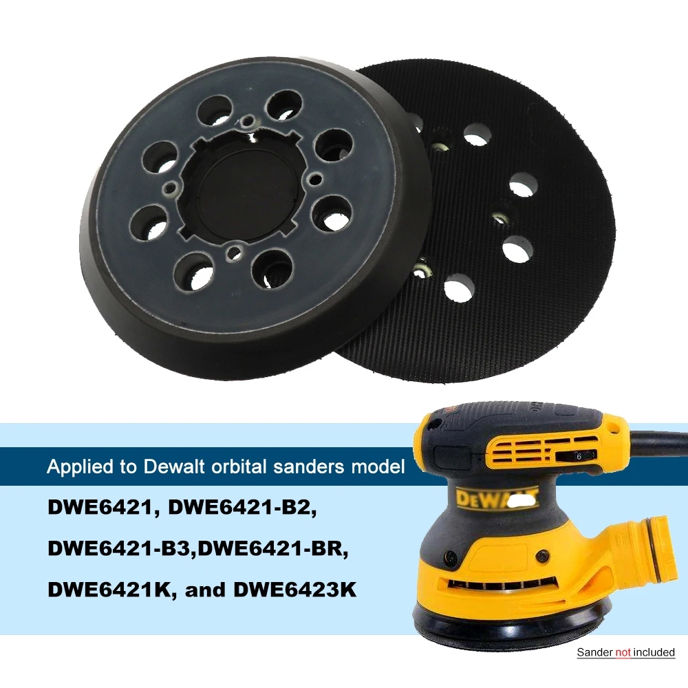 Hook Loop Orbital Sander Pads Dewalt Sanding Pad Replacement 5 Inch 125mm 8 hole Aliexpress